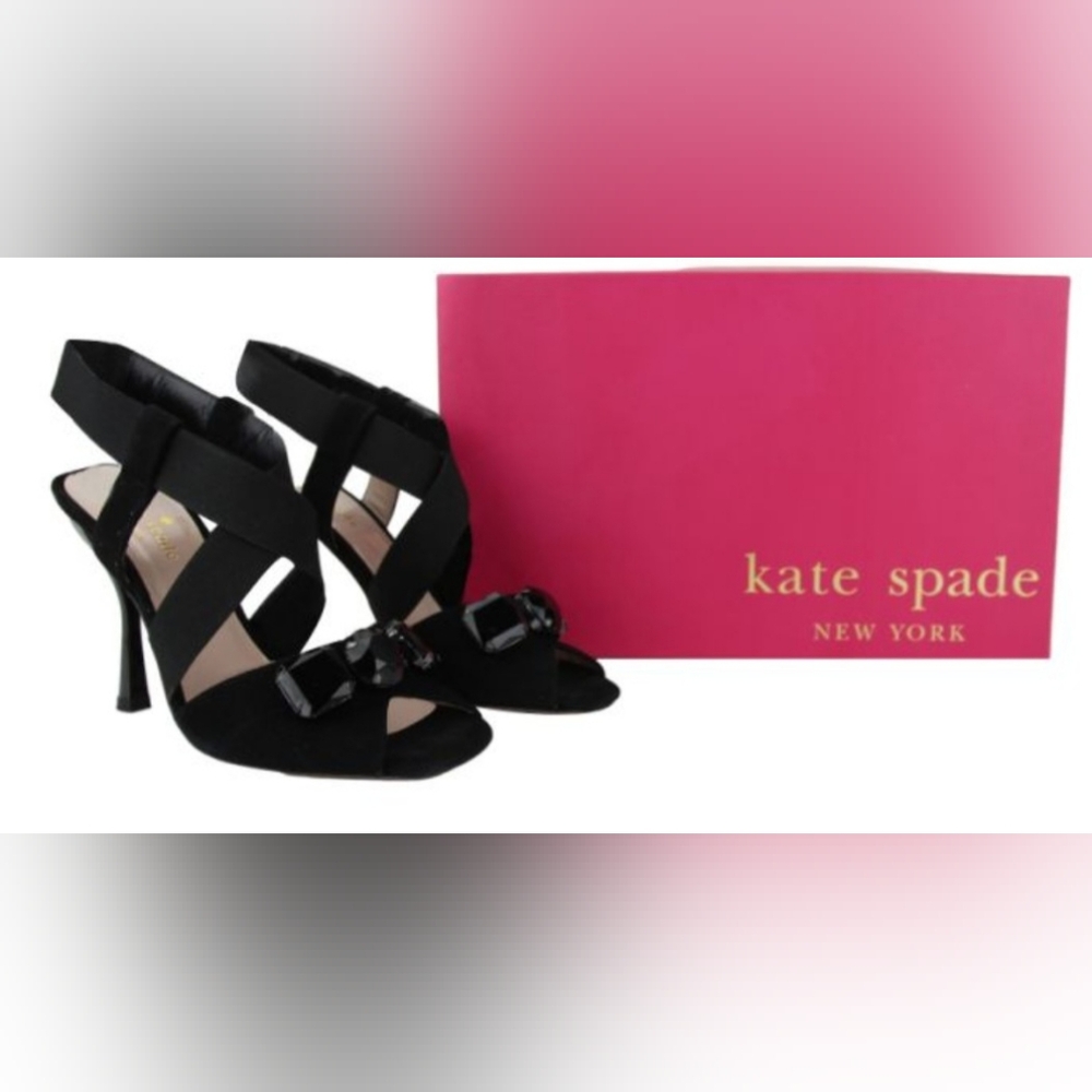 Kate Spade Delvin Cross Strap Open Toe Heels ***NWOT***